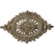 Ekena Millwork Antonio Ceiling Medallion, Hand-Painted Gobi Desert Crackle, 35 7/8"W x 22 1/2"H x 4 3/8"P CM35X22ANGDC - alternate 1